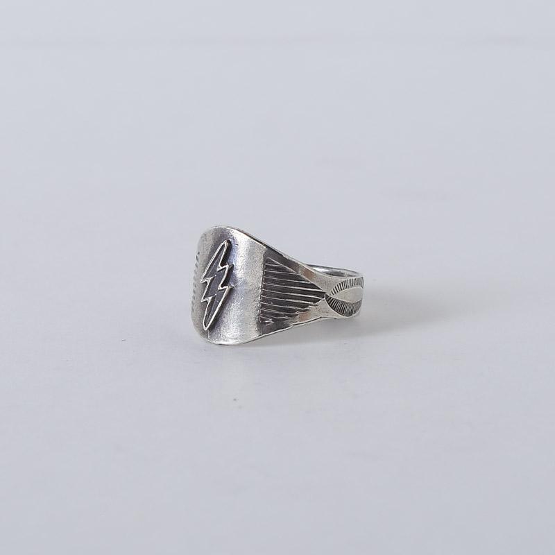 MS ring エムエス リング Cigar Band Ring - Lightning シガーバンド 