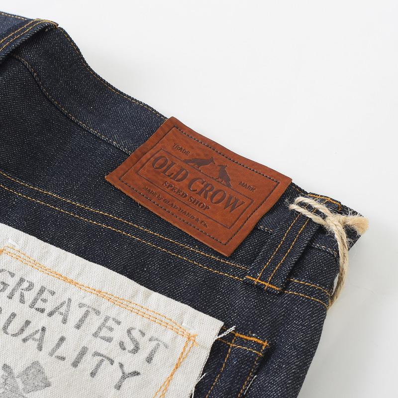 OLD CROWオールドクロウ グラッドハンド　ヴィンテージ加工ステンシルパンツ OLD CROWオールドクロウ グラッドハンドヴィンテージ加工ステンシルパンツ