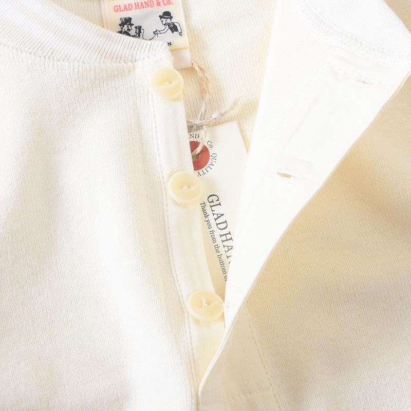 GLAD HAND グラッド ハンド パックTEE GH19 ヘンリー サーマル 厚手 クルーネック 長袖｜genba｜04