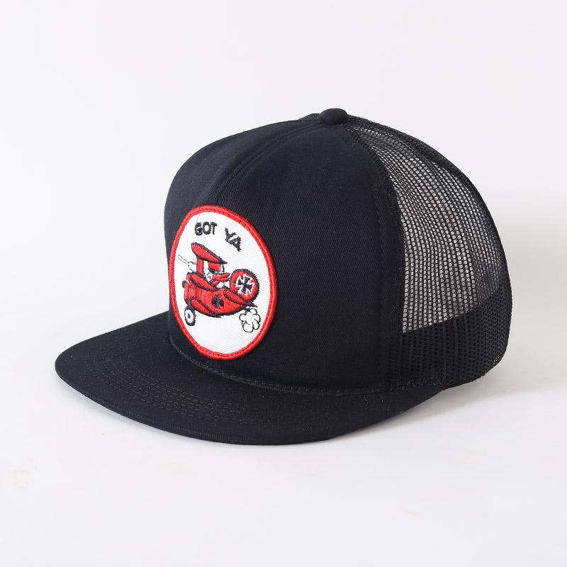 WEIRDO ブラック トラッカーキャップ WEIRDO（ウィアード） キャップ WEIRDO DRAGWAY - TRUCKER CAP メンズ