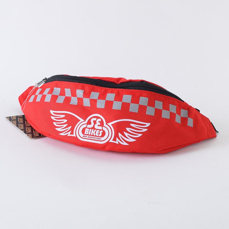 VANS（ヴァンズ） VANS USA LINE BODY BAG バンズ USA企画 RED 