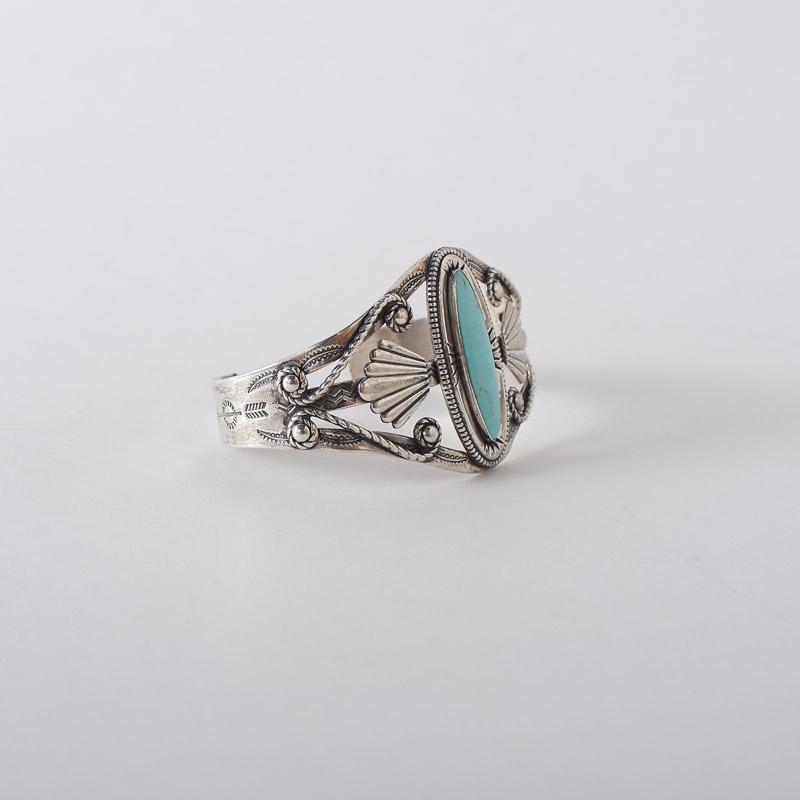 NAVAJO（ナバホ） Vintage Fred Harvey Bell Trading Post Cuff