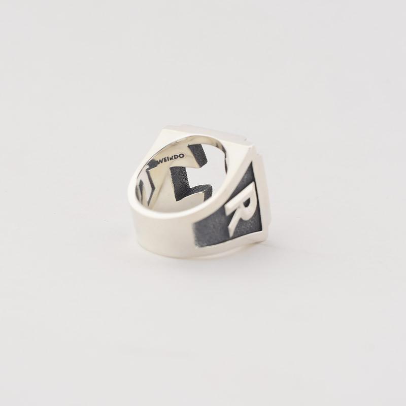 WEIRDO JEWELRY ウィア−ド ジュエリー CROSS - RING SILVER 925 WEIRDO JEWELRY ウィア−ド ジュエリー CROSS - RING SILVER 925