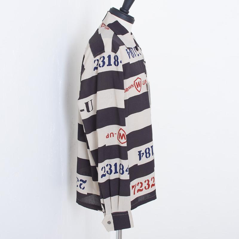 weirdo レーヨン シャツ glad hand WEIRDO（ウィアード） ウィア−ド SLAVES L/S SHIRTS BLK シャツ GLAD