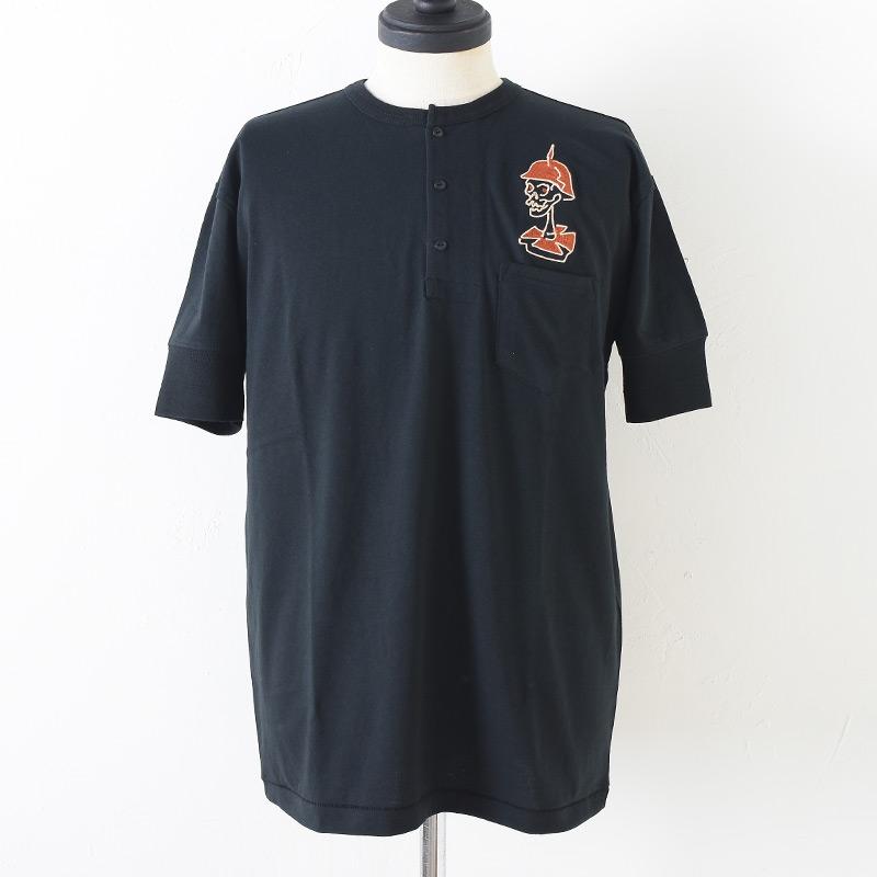 WEIRDO（ウィアード） ウィア−ド RED WRD - S/S HENRY T-SHIRTS BLK