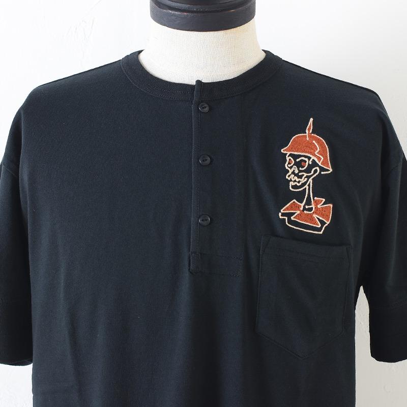 WEIRDO（ウィアード） ウィア−ド RED WRD - S/S HENRY T-SHIRTS BLK