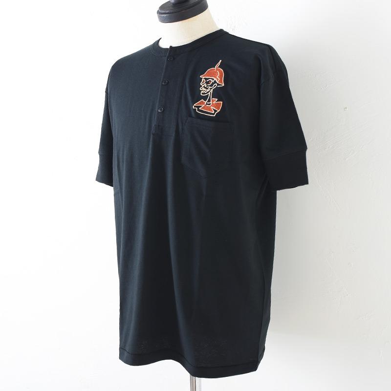 WEIRDO（ウィアード） ウィア−ド RED WRD - S/S HENRY T-SHIRTS BLK