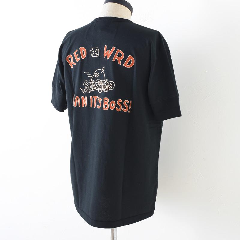 WEIRDO（ウィアード） ウィア−ド RED WRD - S/S HENRY T-SHIRTS BLK
