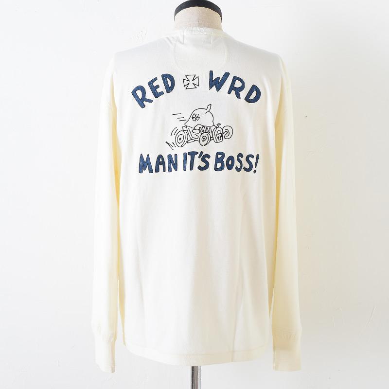 WEIRDO ウィアード 長袖 ヘンリーネック Tシャツ 胸ポケット 天竺生地