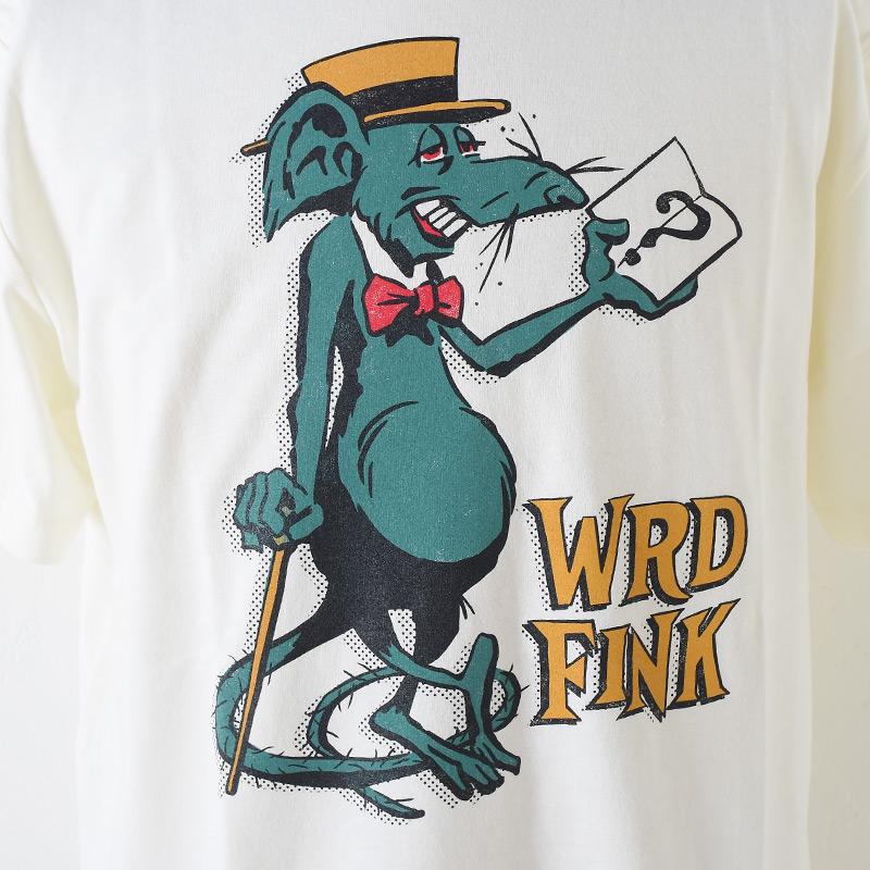 WEIRDO（ウィアード） ウィア−ド WRD FINK - S/S T-SHIRTS WHT T