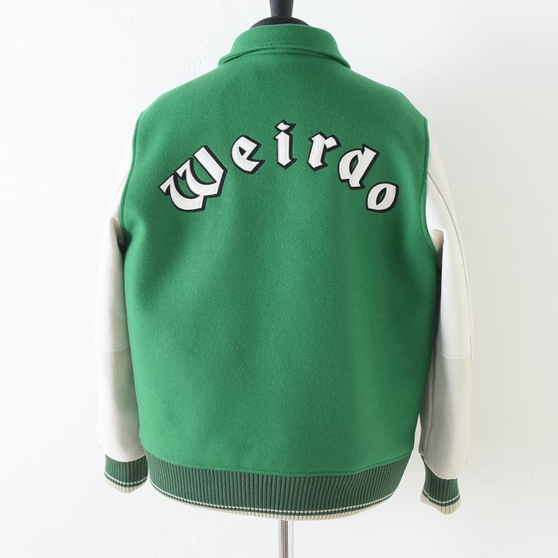 WEIRDO（ウィアード） ウィア−ド Weirdo - STADIUM JACKET GREEN