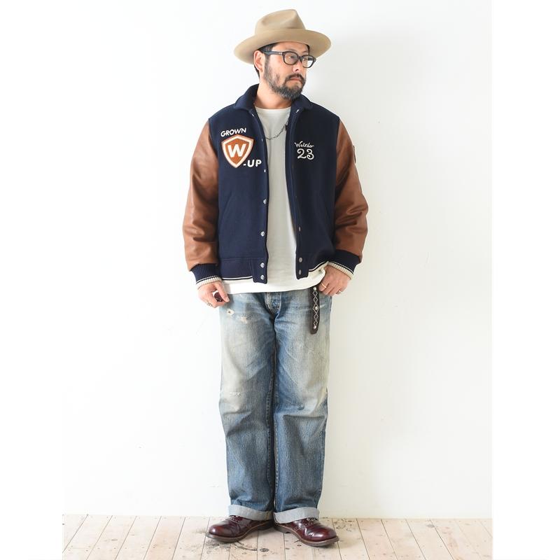WEIRDO（ウィアード） ウィア−ド Weirdo - STADIUM JACKET NAVY
