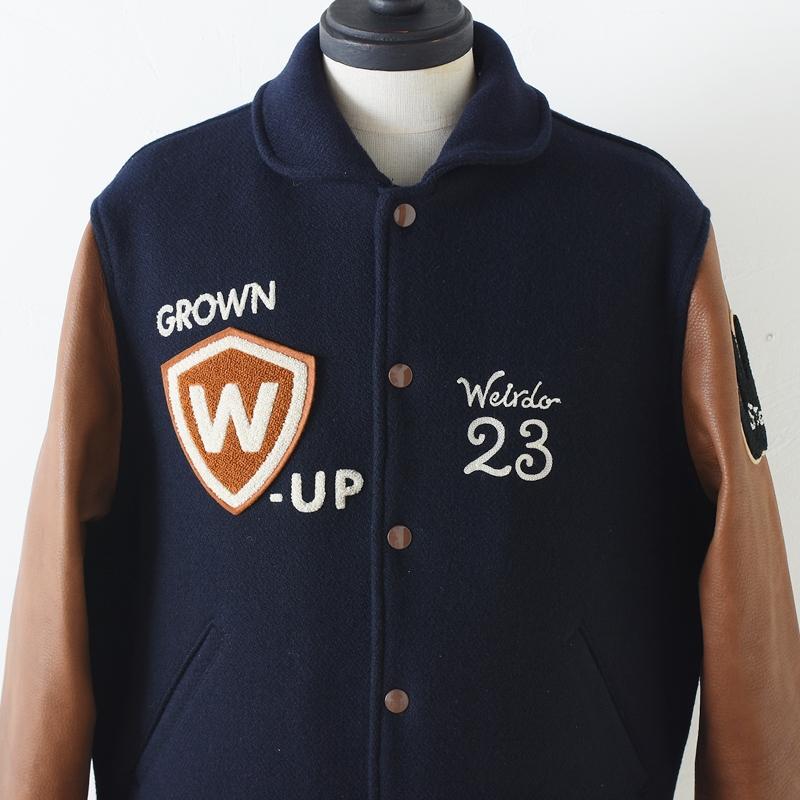 WEIRDO（ウィアード） ウィア−ド Weirdo - STADIUM JACKET NAVY