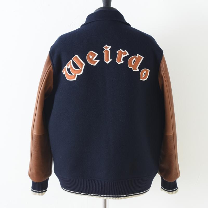 WEIRDO（ウィアード） ウィア−ド Weirdo - STADIUM JACKET NAVY