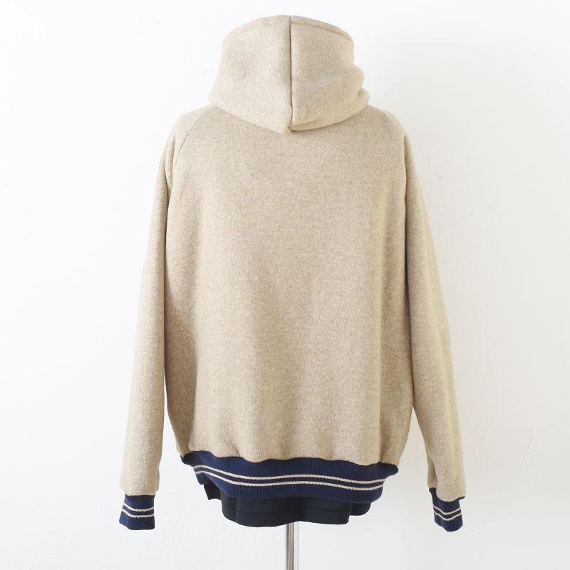 WEIRDO（ウィアード） ウィア−ド Weirdo - ZIP HOODIE BEIGE ボア