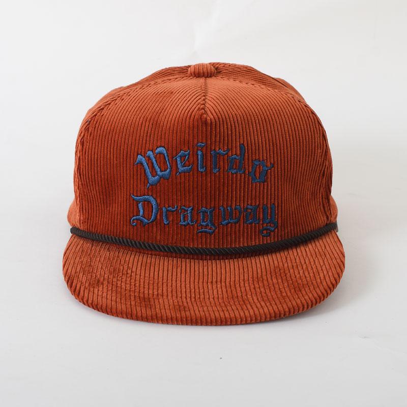WEIRDO（ウィアード） ウィア−ド DRAGWAY - TRUCKER CAP コーディロイ キャップ GLAD HAND グラッド ...