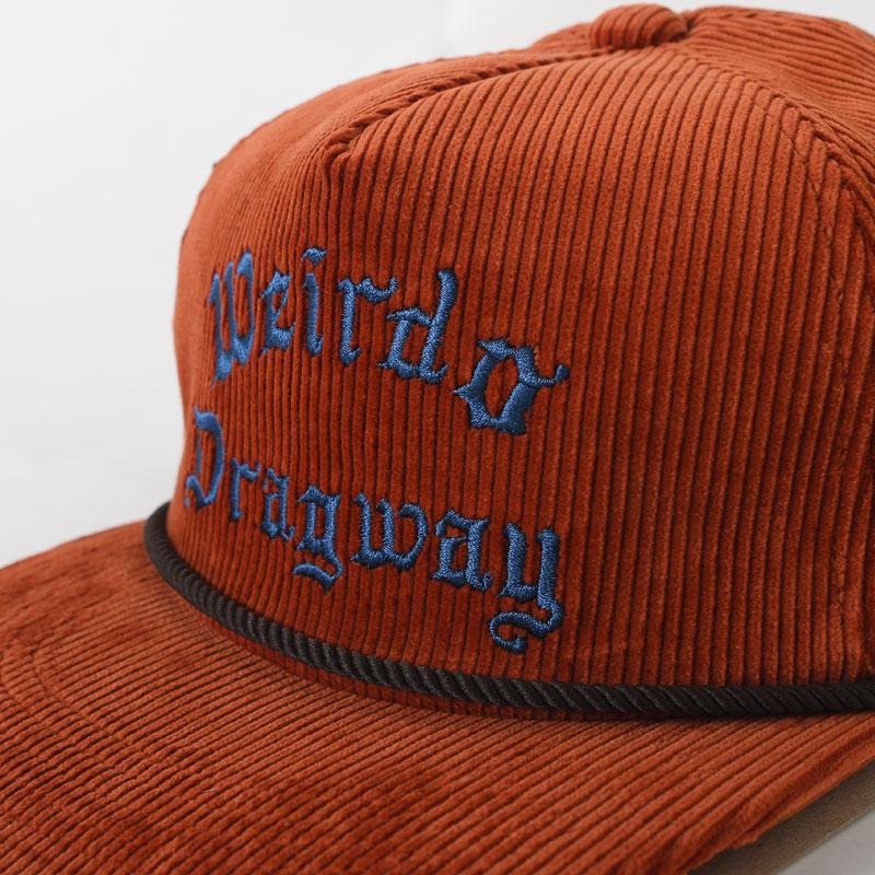 WEIRDO（ウィアード） ウィア−ド DRAGWAY - TRUCKER CAP コーディロイ