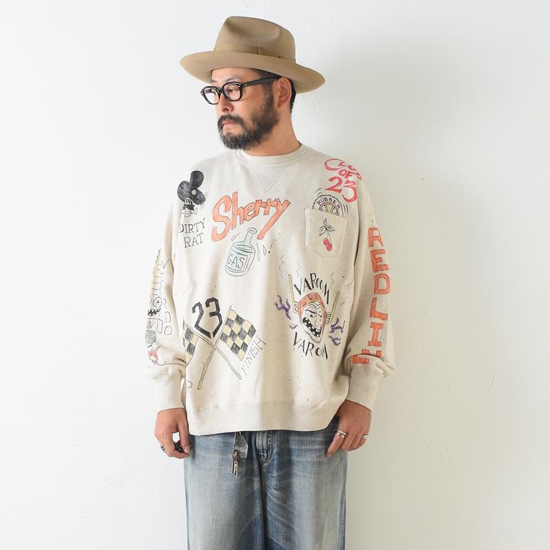 WEIRDO（ウィアード） ウィア−ド CHARLIE WEIRDO CREW NECK SWEAT