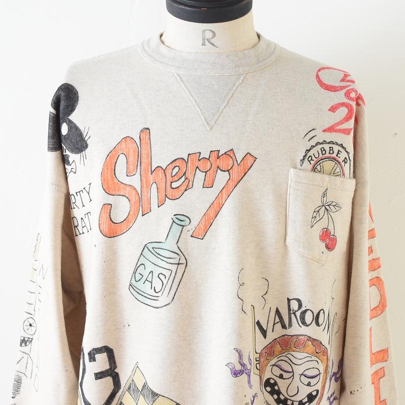 WEIRDO（ウィアード） ウィア−ド CHARLIE WEIRDO CREW NECK SWEAT