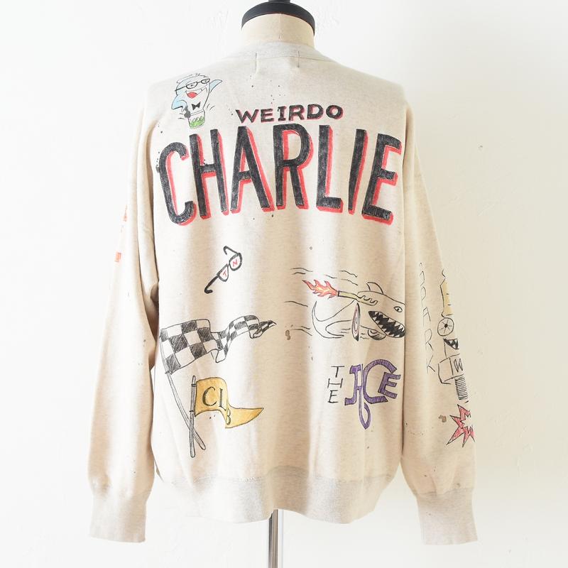 WEIRDO（ウィアード） ウィア−ド CHARLIE WEIRDO CREW NECK SWEAT