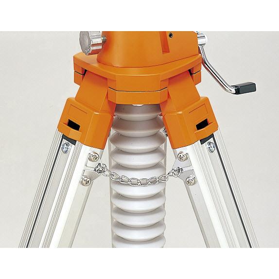 大平産業 エレベーター三脚 EVR EVR-160 平面 5／8 脚開き防止チェーン付 アルミ製 日本製 測量 測定