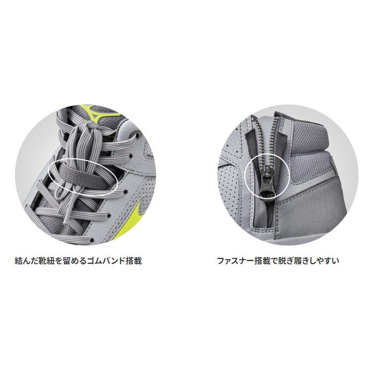 82%OFF!】安全靴 ミズノ オールマイティZW43H ブラックxレッド