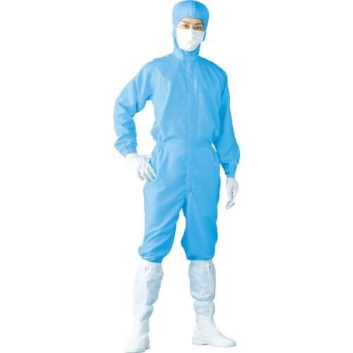TriApex クリーンスーツ L ブルー FH199C-02-L クリーンスーツ、防塵服