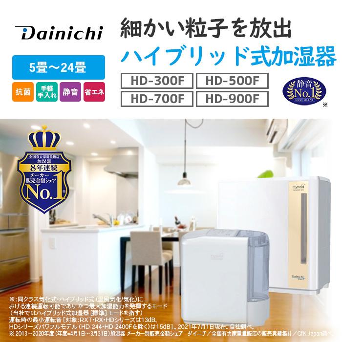 Dainichi Plus HD-900F ホワイト Dainichi Plus HD-900F ホワイト HD SERIES | 加湿器 | 製品紹介