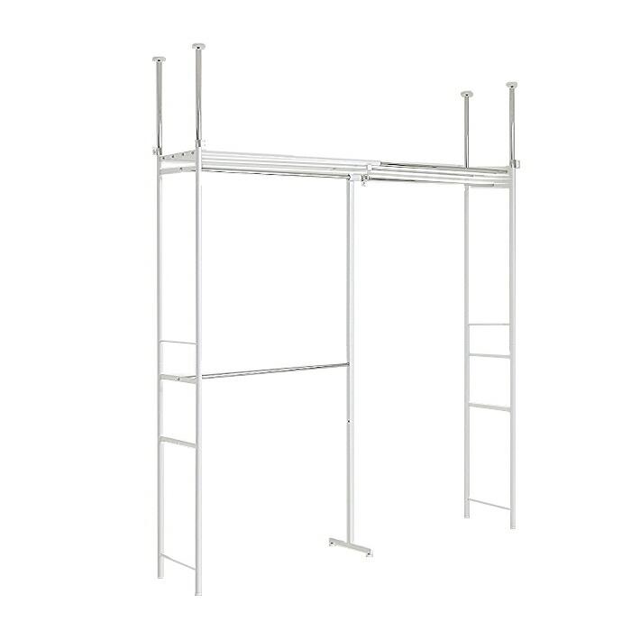 つっぱり ハンガー ラック 壁面収納 ウォークイン クローゼット