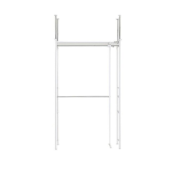 つっぱりクローゼットハンガーラック シルバー つっぱり ハンガー ラック 壁面収納 ウォークイン クローゼット