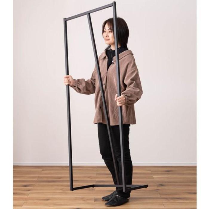 ハンガー ブラック W60×D30×H150  azu-dis-942 送料無料 北欧 モダン 家具 インテリア ナチュラル テイスト 新生活 オススメ おしゃれ 後払いの画像