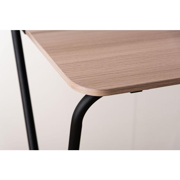 ハイデスク 折りたたみ フォールディング ブラック ホワイト W64.5×D56×H116.5 azu-pt-783 送料無料 北欧 モダン 家具 インテリア ナチュラル テイスト 新の画像