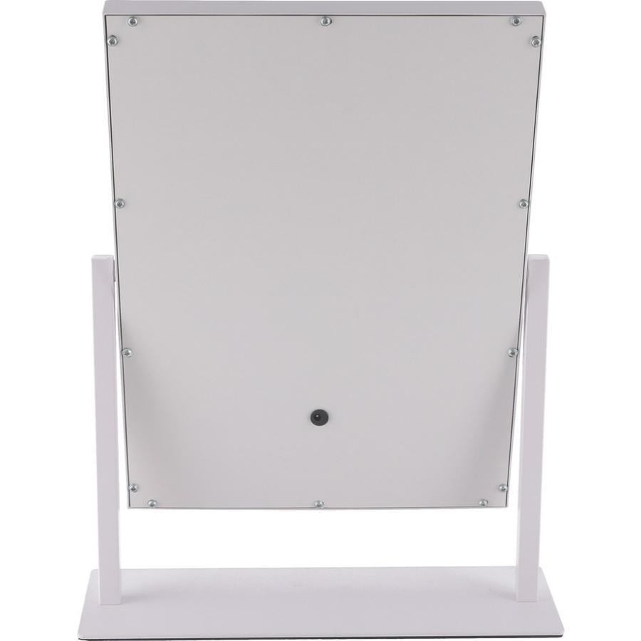 LEDミラー プレミアム yumeka WH LED-365 ホワイト 幅365×奥行120×高さ464mm fj-67782 送料無料 北欧 モダン 家具 インテリア ナチュラル テイスト 新生活の画像
