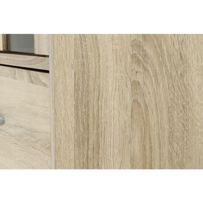 ミドルキッチンキャビネット 白いことオーク材 600×290×1200 fj-70691 貨物輸送無料 北欧 今めかしい 調度品 室内装飾 自然的 テイ同盟罷業 新生きて行く オススメ おしゃ