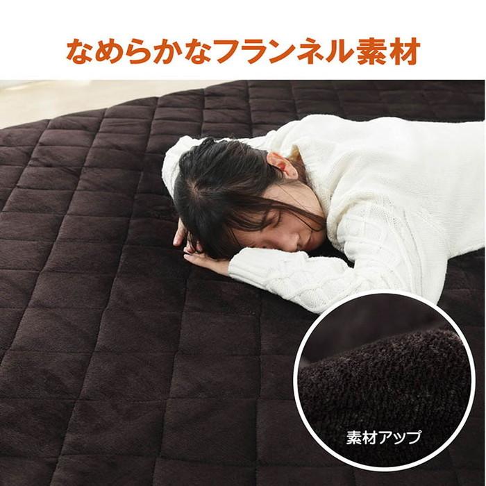 ラグ こたつ敷き布団 長方形 大きい 幅広ラグ 約220×400cm ブラウン ihk-1161710066513 送料無料 北欧 モダン 家具 インテリア ナチュラル テイスト 新生活_7