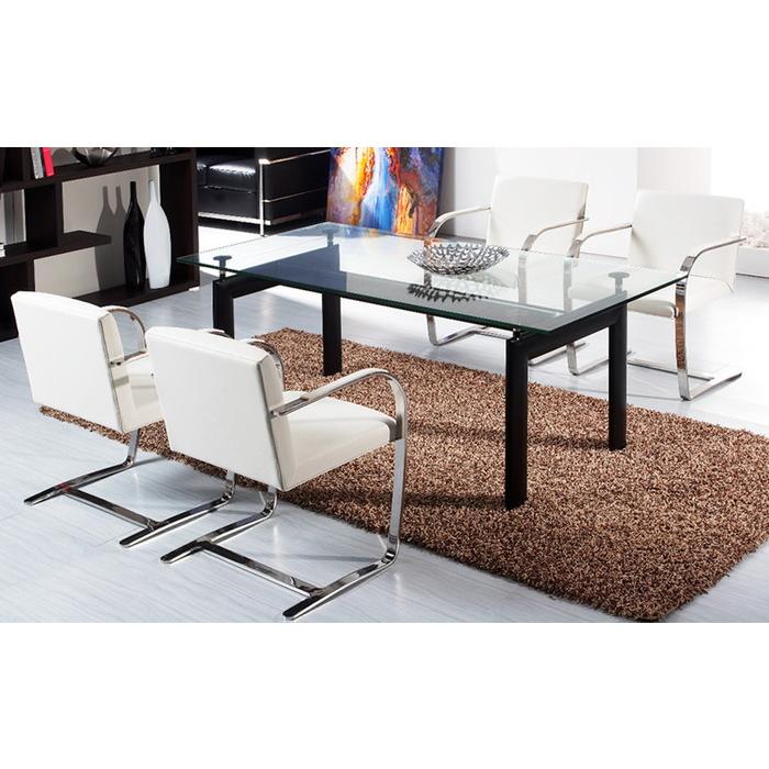 LC6 ダイニング テーブル 180 Dining Table 15mm強化ガラス 3年保証付