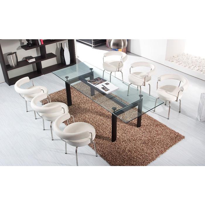LC6 ダイニング テーブル 180 Dining Table 15mm強化ガラス 3年保証付