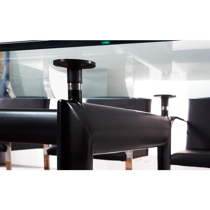 LC6 ダイニング テーブル 180 Dining Table 15mm強化ガラス 3年保証付