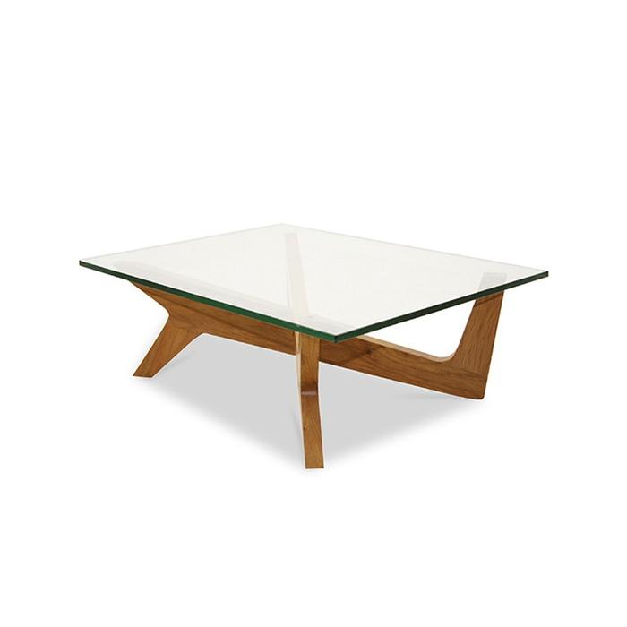 クロス コーヒーテーブル CROSS Coffee Table 19mm強化ガラス 3年保証
