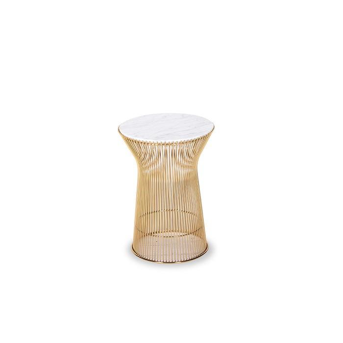 ウォーレン・プラットナー プラットナー サイドテーブル PLATNER Side Table 白大理石 3年保証付 inv-919btgol-wh 送料無料 北欧 モダン 家具 インテリア ナ｜genco1｜06