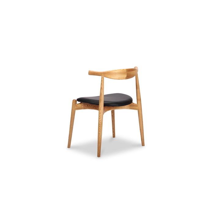 リプロダクト/CH20｜エルボーチェア ラウンド ファブリック　1/4 CH20 エルボー チェア ELBOW Chair セミアニリンレザー 本革 3年保証付