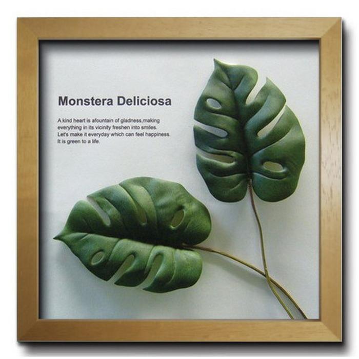 インテリアグリーンアート ForestDeco Monstera Deliciosa2 ナチュラル FD-2002 kar-3060942s3 送料無料 北欧 モダン 家具 インテリア ナチュラル テイスト｜genco1｜02