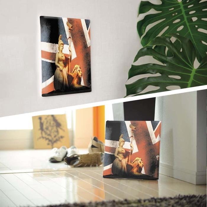 バンクシー デザイン Banksy Design 日本正規ライセンス パネル ユニオンジャック bdld-1907-006 XLサイズ 100cm×100cm アートパネル ファブリックパネルの画像