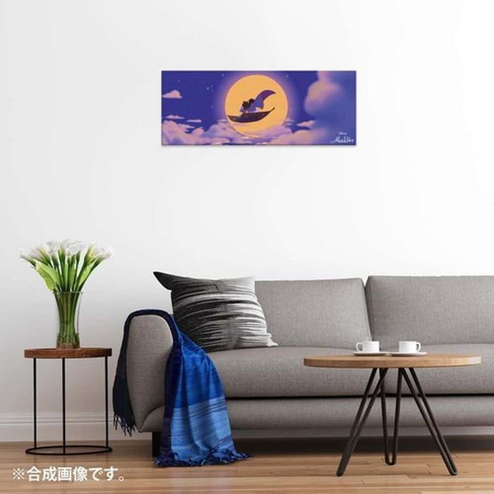 大切な人へのギフト探し ラッピング付きアラジン Dsny W 1701 03 ワイドサイズ 30cm 78 5cm ディズニー アートパネル ファブリックパネル アートボード インテリアパネル 壁掛け 日 Cisama Sc Gov Br