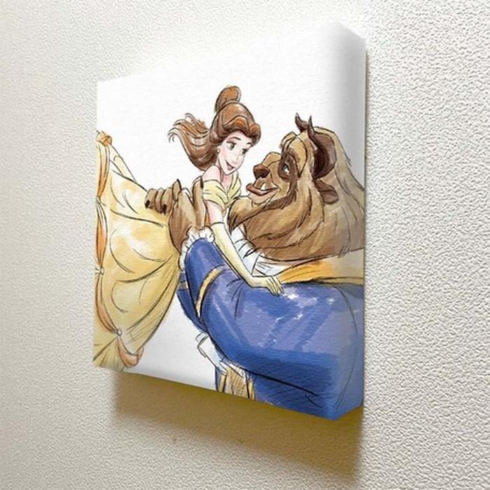 ディズニープリンセス 美女と野獣　ベル　ステンドグラス　タペストリー風毛布 美女と野獣 IKEBANA 一輪挿し インテリア雑貨 アートパネル