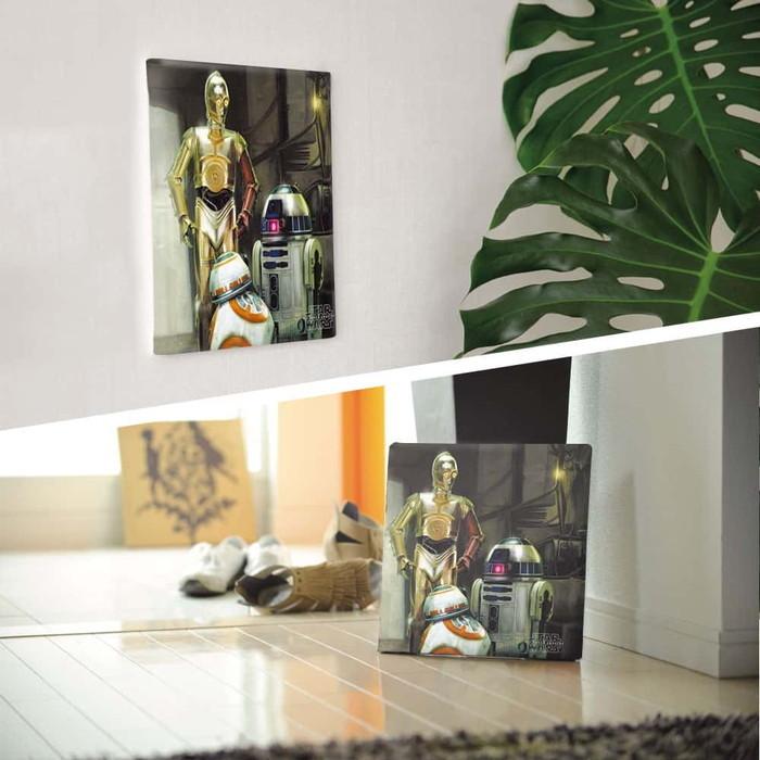スターウォーズ EP7 アート BB-8 R2D2 C3PO STAR WARS アートパネル