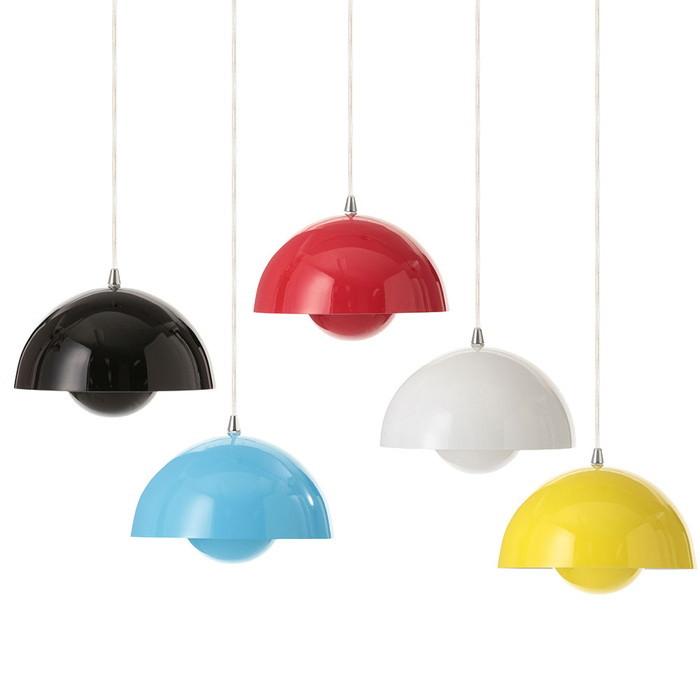 即納)ヴェルナー・パントン フラワーポット ペンダントランプ 5色