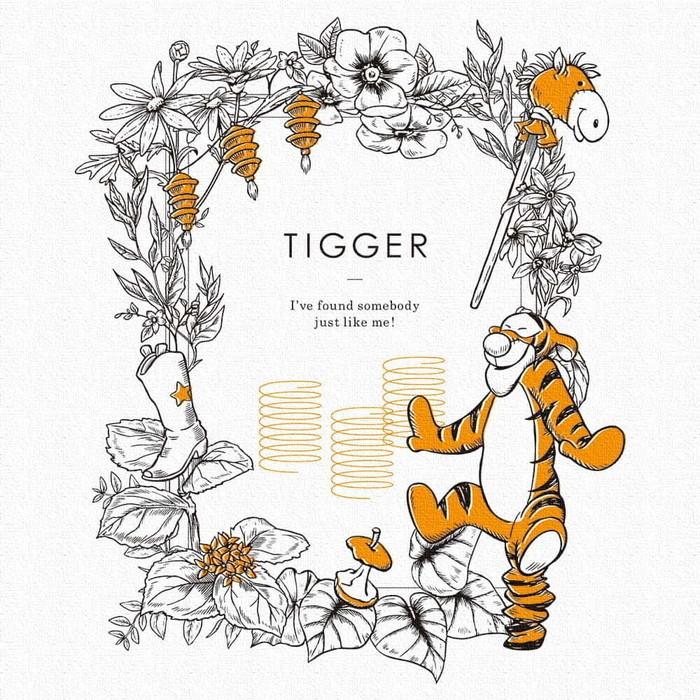 独特な ラッピング付き ディズニー ティガー 30cm くまのプーさん Dsny 11 15 Mサイズ アートパネル ファブリックパネル アートボード インテリアパネ Supplystudies Com