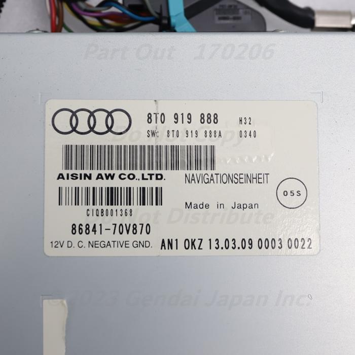Audi（アウディ） [A-41] A4 前期 8K B8 Sライン ナビ DVD ナビ