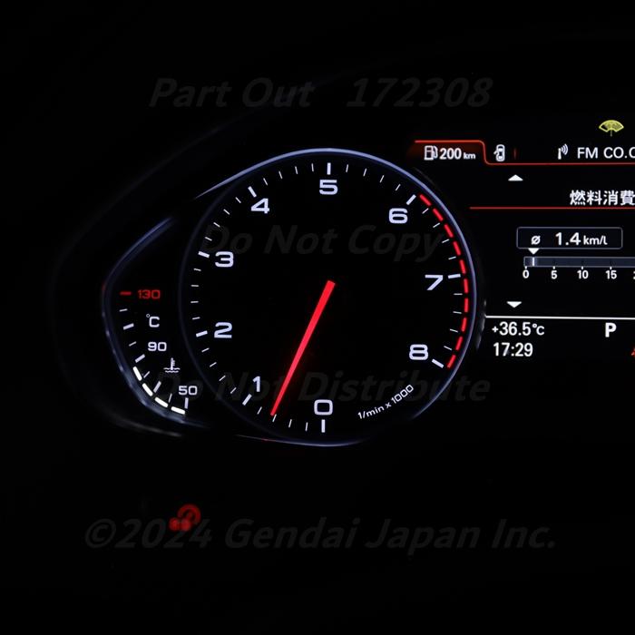[A-46] A8 4H D4 後期 スピードメーター 4H0920930S アウディ 4HCTGF 中古